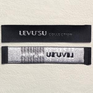 Nhà máy thời trang tùy chỉnh thân thiện với môi vuông/hình chữ nhật dệt Nhãn quần áo với mẫu miễn phí và kết thúc gấp cho hàng may mặc - Product Image 2