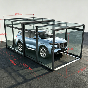 Nouvelle Arrivée 2026 : <span class=keywords><strong>Garage</strong></span> Automatique Intelligent Contemporain, Mobile, Pliable, Électrique et Rétractable avec Toit en Verre Trempé pour Cour - Product Image 2
