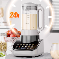 Mixeur Électrique Multifonctionnel 1750ml pour Smoothies, Lait de Soja, Soupes et Jus de Fruits – Usage Commercial et Domestique – 5+ Vitesses