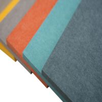 Panneaux acoustiques en polyester au design moderne, ignifuges et écologiques, pour bureaux ouverts, salles de réunion et entrepôts extérieurs