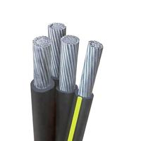 Cable Aéreo de Bajo Voltaje WANBANG 0.6/1kV, Aislamiento XLPE, Conductor de Aluminio, Trifásico ABC, Modelo JKLYJ para Distribución Secundaria
