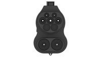 CCS2 vers CCS1 Adaptateur DC + AC 1000V 250A LP54 Connecteur de charge rapide étanche et anti-poussière Connecteur CCS2 vers CCS1 EV