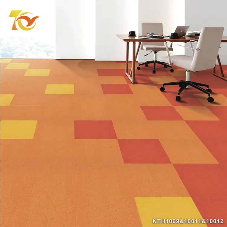 2023 Novo fogo moderno-retardador do tapete Tile Design Nylon Office comercial nylon restaurante tapete telhas