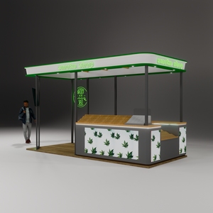 Vitrine d'affichage de cigarettes Full Vision en verre Vente directe d'usine Vitrine de tabac Comptoir d'affichage pour kiosque à cigarettes - Product Image 6