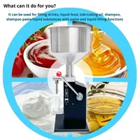 Machine de remplissage manuelle à cadran gradué améliorée A03 pour le miel, l'huile comestible, les cosmétiques avec 1 an de garantie et distribution quantitative