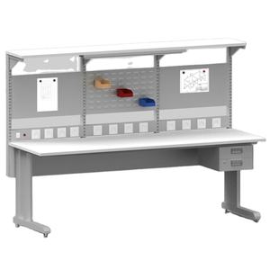 Leenol strumento di alta qualità piano di lavoro angolo banco da lavoro ESD banco da lavoro per PCB assemblaggio SMT EMS fabbrica - Product Image 2