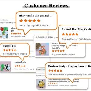 Pin de esmalte personalizado de anime, gato, perro, flor mexicana, lindo, suave, duro, para solapa, llavero, artesanía metálica, sombrero, venta al por mayor, fabricante - Product Image 3