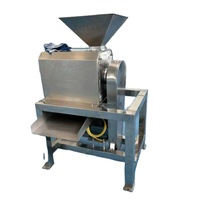Commerciële MA Mango Bayberry Ontpit- en Pulpmachine Horizontale RVS Fruit- en Groentepureemachine 3000W 380V 1 Jaar Garantie
