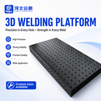 Mesa de Soldadura 3D de Hierro Fundido Industrial con Nitruración, Alta Precisión, Resistente al Calor y al Desgaste, para la Fabricación de Equipos Pesados