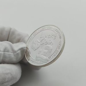 <span class=keywords><strong>Moneda</strong></span> de Doble Cara con Trébol de Cuatro Hojas Ruso de la Suerte, Signo de <span class=keywords><strong>Dólar</strong></span> y Signo de Libra, que Simboliza Buena Suerte y Fortuna Financiera - Product Image 5