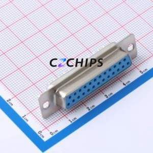 X0125FT7BL1 D-Sub/VGA Connector DIP Connector ( Connector Type: Standard D-Sub )( Gender: Female )( Total Number of PINs: 25P ) - Product Image 1