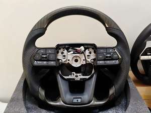 Volant en fibre de carbone forgé sur mesure <span class=keywords><strong>pour</strong></span> Toyota Land Cruiser LC300 LC200 LC70 Prado Hilux GR avec palettes de changement de vitesse - Product Image 3