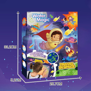 Wasser-Zeichenmatte für Kinder Malen Schreiben Farbige Kritzelmatte Spielzeug mit Zauberstiften Lernspielzeug für Mädchen Jungen Geschenk - Product Image 6