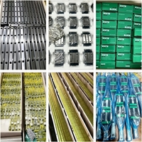 Bloque de Guía Lineal de Rodillos Serie RG RGH RGW, Riel Lineal de Alta Rigidez Intercambiable con HIWIN para Centro de Mecanizado CNC