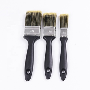 Pinceles de Nailon <span class=keywords><strong>MAXMAN</strong></span> para Óleo, Gouache y Plástico, Mango Negro, Pinceles Resistentes - Product Image 1