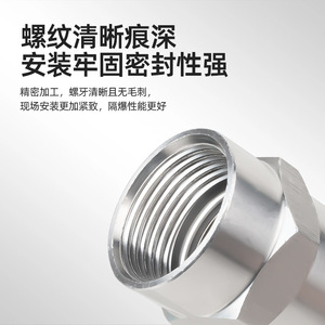 ข้อต่อท่อสแตนเลส G3/4 เกลียวในคู่ แบบ BGJ-A สำหรับยึดสายเคเบิล - Product Image 3