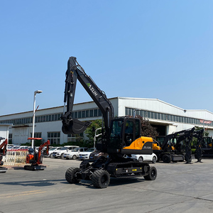 רב פונקציה כדור הארץ נע מכונות צמיגי מסלול גלגל חפר 9 טון 12 טון מחפר זוחל - Product Image 6