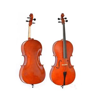 Cello en bois massif, tige en bois de tilleul de haute qualité, plusieurs couleurs et modèles complets, fournisseur de fabricants, couleur - Product Image 1