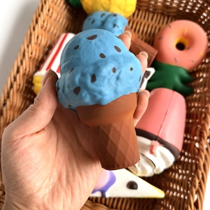<span class=keywords><strong>Juguete</strong></span> Antiestrés de Simulación de Cono de Helado Squeezable Happiness <span class=keywords><strong>Burger</strong></span> de Rebote Lento - Product Image 1