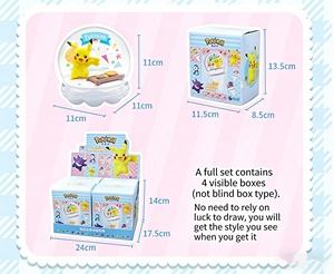 Juguetes <span class=keywords><strong>de</strong></span> Decoración con Figuras <span class=keywords><strong>de</strong></span> <span class=keywords><strong>Pikachu</strong></span>, Gengar y Piplup, Temática <span class=keywords><strong>de</strong></span> Postres, Productos Nuevos y Modernos al por Mayor - Product Image 6