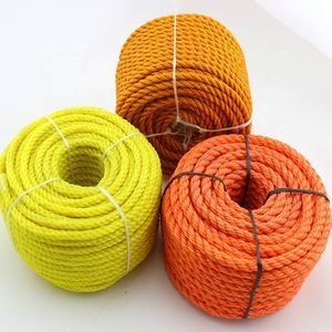 <b>Floating</b> PP Twine High Quality HDPE 3/4 Strand Twist Rope Polypropylene Rope for <b>Fishing</b> and Marine Use - Product Image 2