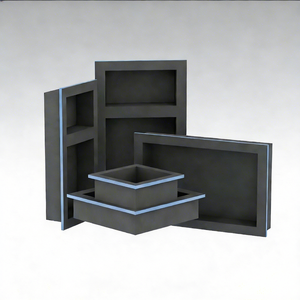 Niche <span class=keywords><strong>de</strong></span> <span class=keywords><strong>douche</strong></span> en polystyrène XPS imperméable <span class=keywords><strong>de</strong></span> haute qualité, préformée, prête à poser, fonction carrelage, garantie 5 ans, design moderne, ignifugation B1 - Product Image 1