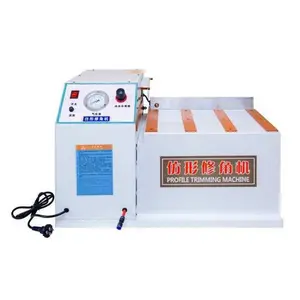 Multifunction wood edge banding end round cutting corner rounding trimming machine