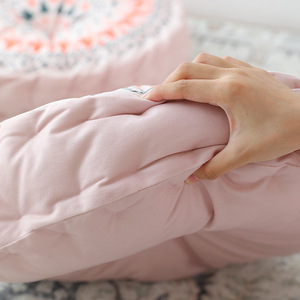 Vente en gros Coussin de sol bohème <span class=keywords><strong>pouf</strong></span> rond plissé fait main Yoga méditation tapis <span class=keywords><strong>pouf</strong></span> pour salon - Product Image 4