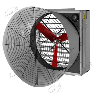 Nuevo tipo de ventilador de escape, caja de ventilación y cono