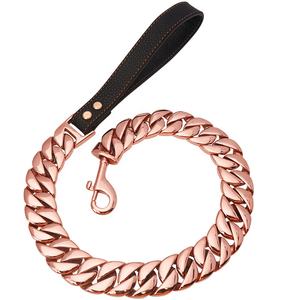 <span class=keywords><strong>Collar</strong></span> de cadena de lujo para mascotas de calidad superior, cadena de plomo para perros Pitbull, correa de perro dorada para perros grandes de alta resistencia, <span class=keywords><strong>Collar</strong></span> de cadena para mascotas Pitbull - Product Image 4