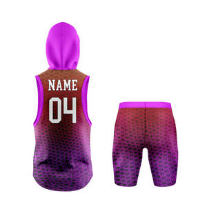 Nom de l'équipe Polyester Spandex Sublimation Football Américain 7v7 Uniformes Top Qualité Compression Porter 7 sur 7 Uniforme Football - Product Image 2
