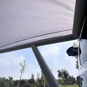 <span class=keywords><strong>Tente</strong></span> de toit <span class=keywords><strong>gonflable</strong></span> extensible <span class=keywords><strong>pour</strong></span> fourgonnette/SUV avec pare-soleil en tissu PVC, camping estival, installation personnalisable - Product Image 4