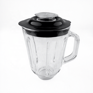 Juegos de licuadora de madera YDA57 Ken: tarro de vidrio redondo RAF de 1500ml con cubierta de acabado mate de color negro para licuadora exprimidora - Product Image 3