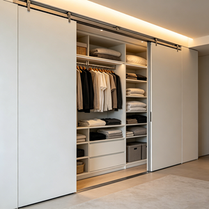 Armadio Moderno con Ante Scorrevoli in Legno Certificato CE, Personalizzabile, <span class=keywords><strong>per</strong></span> Camera da Letto - <span class=keywords><strong>Armadi</strong></span> Moderni <span class=keywords><strong>per</strong></span> Camera da Letto - Product Image 2