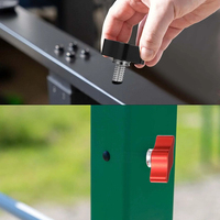 Bouton à vis en T réglable en aluminium M4 M5 M6 M8 avec poignée en acier inoxydable pour support de caméra – Fabrication sur mesure en usine