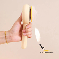 Peine para gatos de pelo flotante, cepillo de autolimpieza para gatos con remolino, cepillo para depilación de mascotas, suministros para gatos, cepillo de pelo largo al por mayor