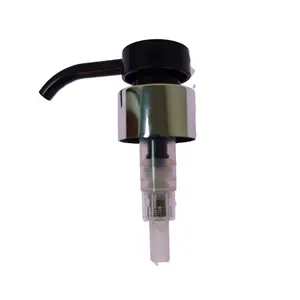 Black Plastic AL Liquid Dispenser Pump 24mm 28mm For Gel Soap And Lotion Bottles