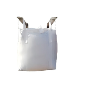 Huamaohengchun 35" L X 35" W X 43" H 2200lbs SWL Duffle Top Flat Bottom Woven <b>Canvas</b> FIBC Food Grade Breathable Bulk Bag - Product Image 4