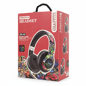 Casque audio circum-auriculaire SOMOSTEL DR-46 Bluetooth 5.0 sans fil, transducteur dynamique, audio 3,5 mm avec commande pour téléphone mobile - Product Image 1