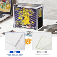 Boîte de présentation magnétique personnalisée avec protection UV à 99 % pour Prismatic Evolutions Elite Trainer ETB, boîte de rangement en acrylique pour collection