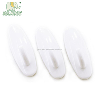 Probebi HS09 usage quotidien forme ronde mur adhésif crochet cintre crochet porte-manteau en plastique à usage quotidien