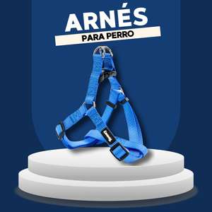 Arnés Triangular de Nailon para Perro Yommy, Ajustable, Anti-Tirones, Cómodo, Ligero, con Hebillas de Liberación Rápida - Product Image 2