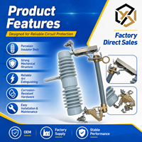 Disjoncteur fusible de déconnexion 11KV 24KV 33KV 35KV, équipement de ligne, raccords, accessoires électriques, disjoncteur fusible en porcelaine 630A