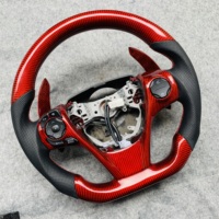 Kunden spezifisches Lenkrad aus perforiertem Leder aus Kohle faser für 2012 2013 2014 Camry Racing Wheel Cabrio
