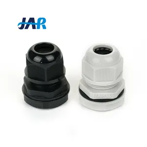 JAR M12 M16 M20 M25 M32 M40 waterproof electrical plastic cable entry fire resistant flat nylon cable gland