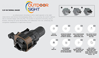 Mira Térmica de Aluminio Impermeable 640x512, Clip-On, Distancia de Reconocimiento de 275m, Dispositivo de Visión Nocturna para Caza al Aire Libre
