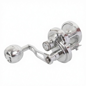 Carrete de Pesca Todo Metal y Plástico para Spinning y Jigging en Alta Mar, Mano Derecha, Lenta Acción, <span class=keywords><strong>Thunder</strong></span> 30R, Calibre de Alambre Sincrónico, Relación de Engranajes 5.1:1 - Product Image 3