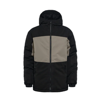 Veste de ski pour homme, coupe-vent, personnalisable, pour station de ski, veste matelassée pour snowboard, mélange de couleurs, thermique, double anorak pour snowboard et ski