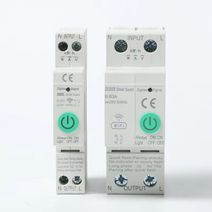 1P40A/ZIGBEE/CBC1P Мобильный дистанционный выключатель без функции измерения, белый, Wi-Fi, интеллектуальный, с голосовым управлением - Product Image 2