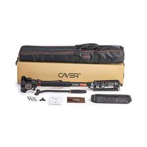 Cayer Chân Máy Ảnh Chuyên Nghiệp AF34DVH4 Có Đầu Đựng Chất Lỏng Và Túi Đựng, Chân Máy Mini 3 Trong 1 Và Chức Năng Gậy Leo Núi Đi Bộ Đường Dài - Product Image 6